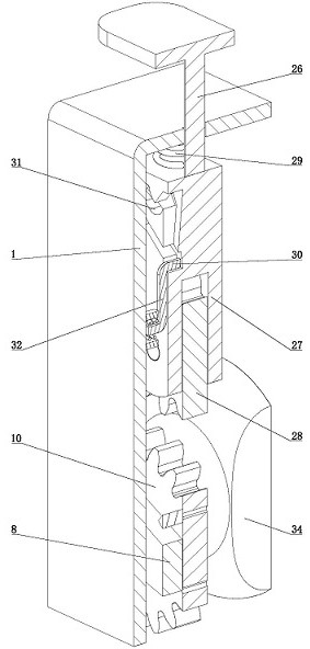 Mammary gland postoperative rehabilitation exercise device