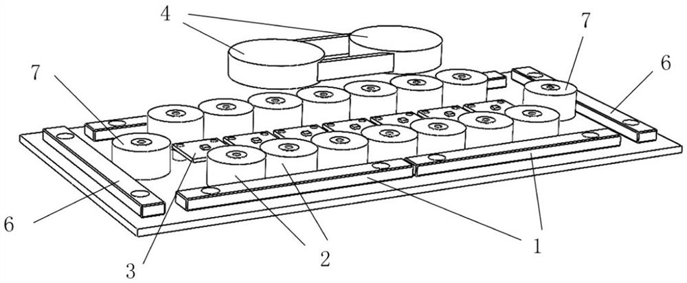 Advancing type magnetic suspension demonstration system and floater static suspension and marching control method