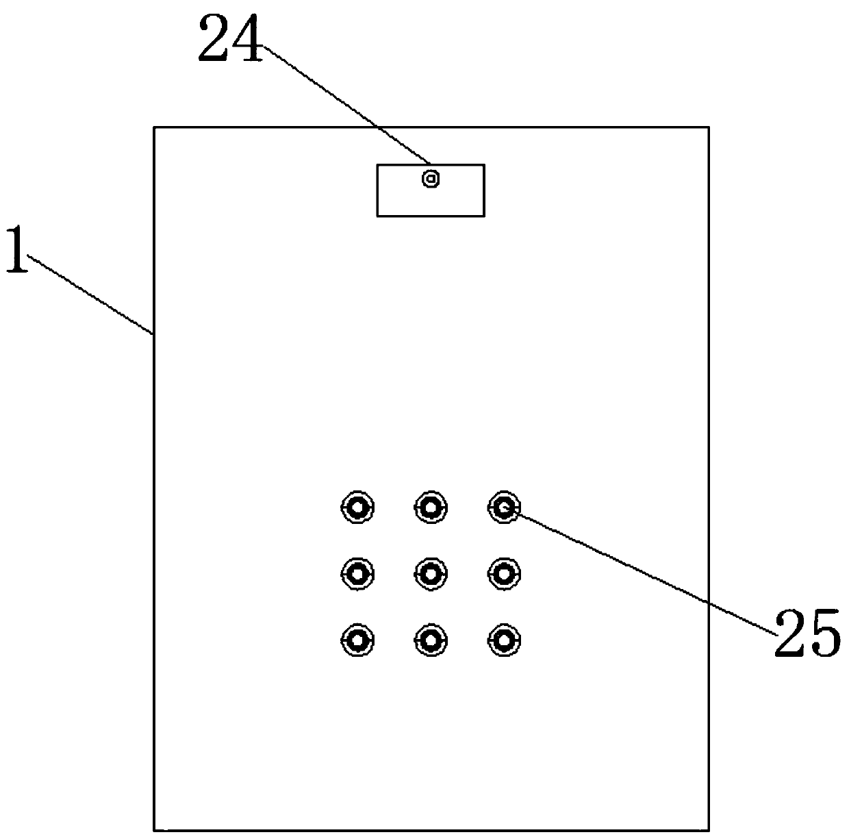 Electric power intranet network safety monitoring device