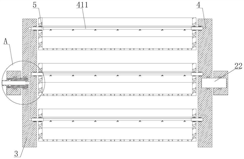 A kind of multi-layer overturned seedling raising rack for promoting photosynthesis