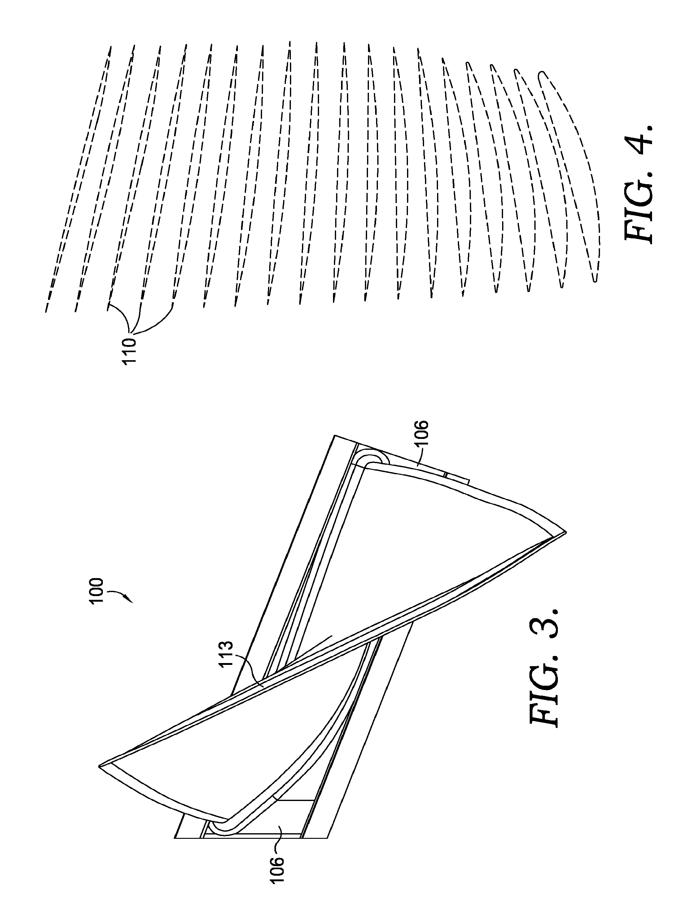 Unflared compressor blade