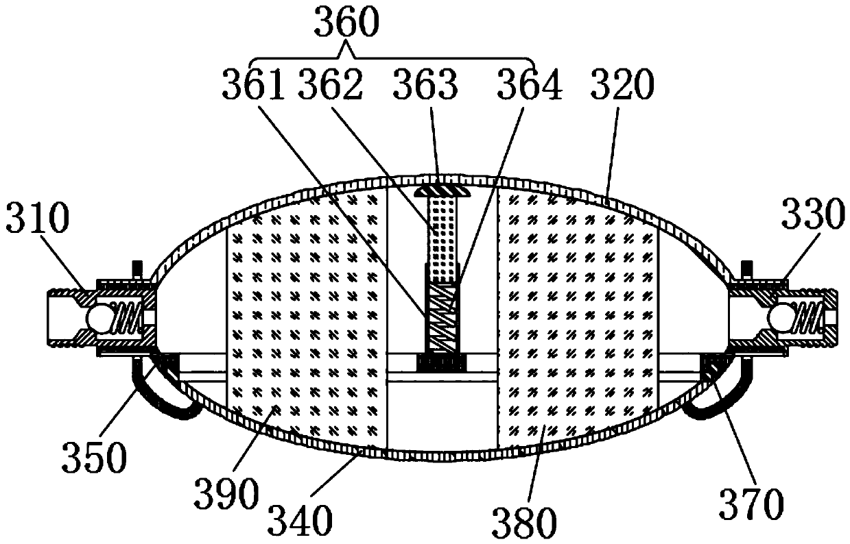 Combined type rubber leather bag pump