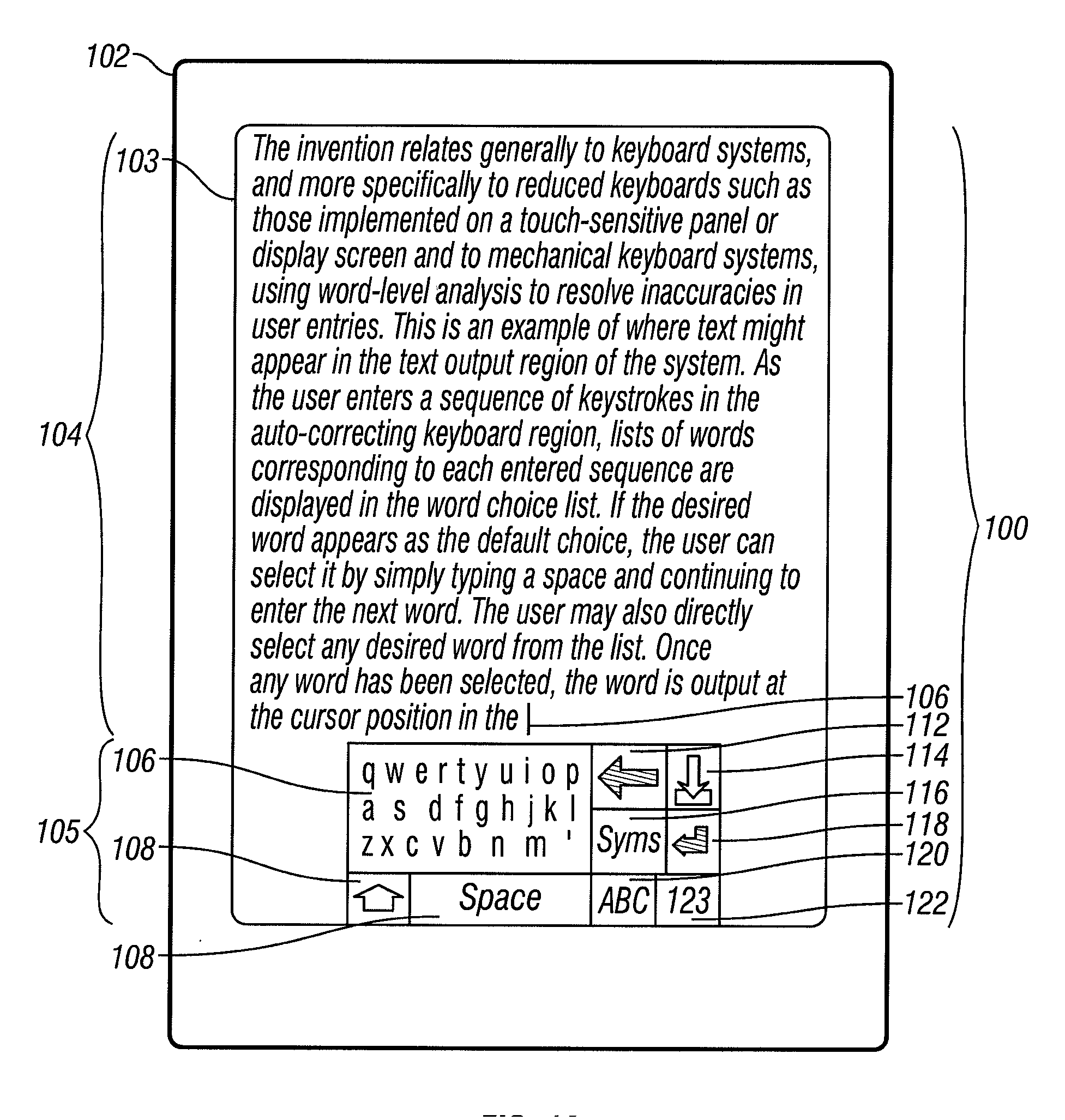 Keyboard System with Automatic Correction