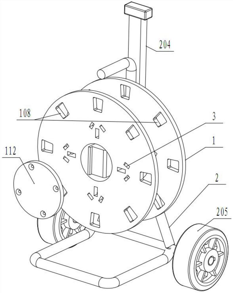 Power supply disc capable of realizing short-distance emergency remote control power-off by monitoring personnel