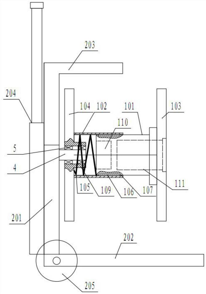 Power supply disc capable of realizing short-distance emergency remote control power-off by monitoring personnel