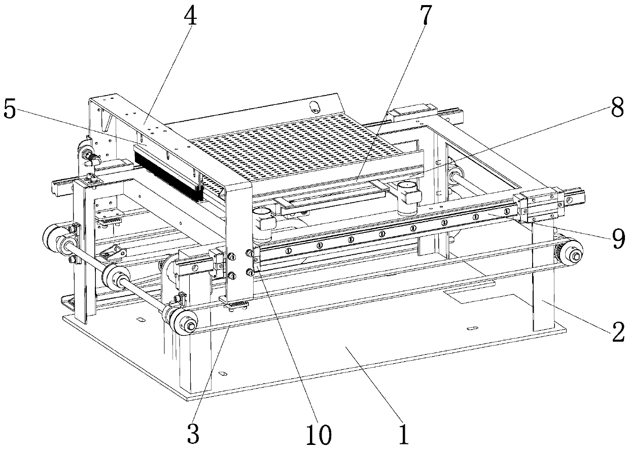 Automatic uniform distribution and cleaning device for granular objects