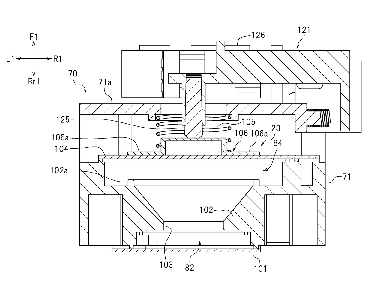 Damper device, ink supply system, and inkjet printer