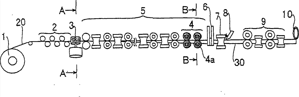 Method of producing seam-welded pipe having good welded portion characteristics