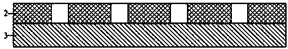 Contact type array tiny pit electrochemical machining method