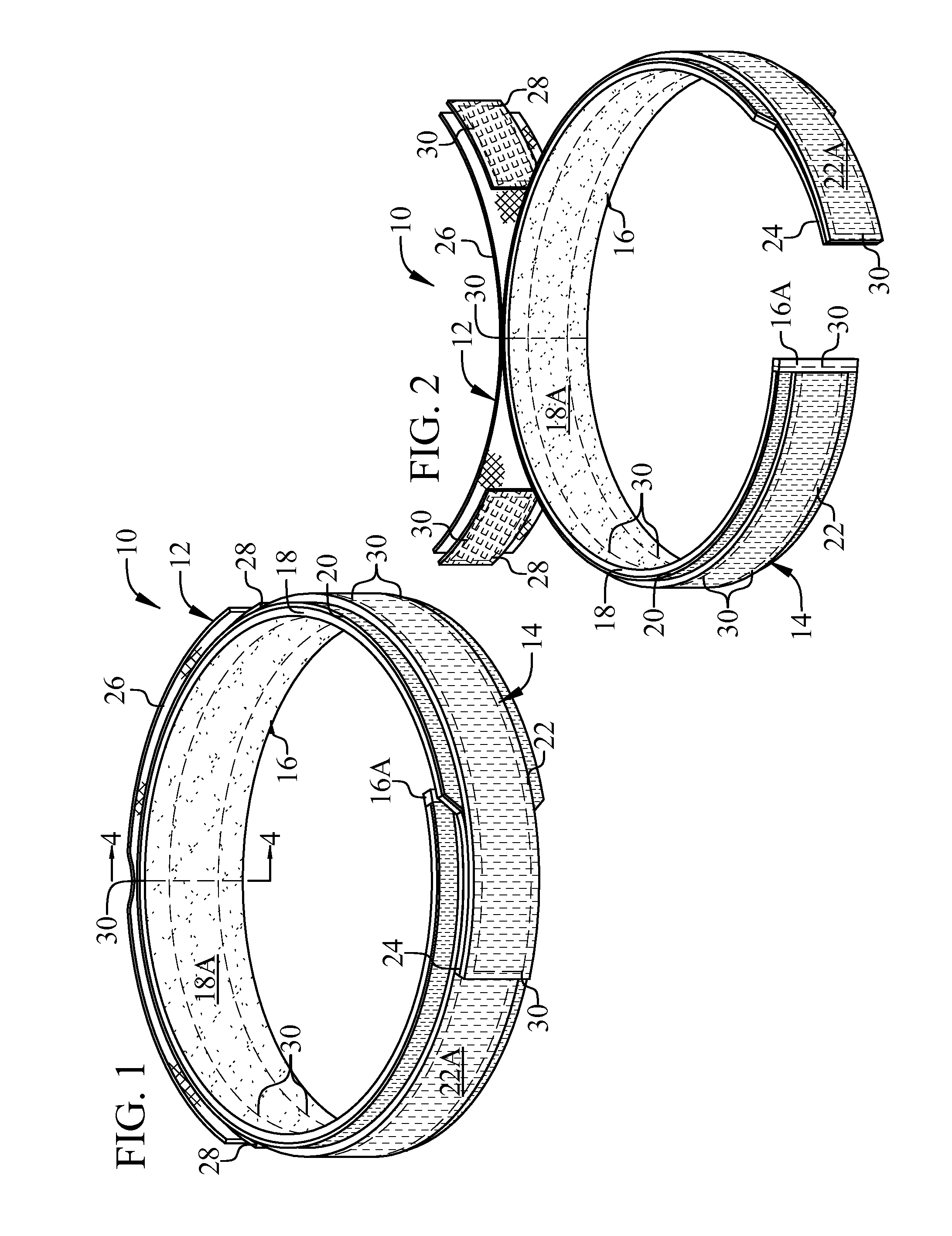 Sacroiliac belt and composite structure