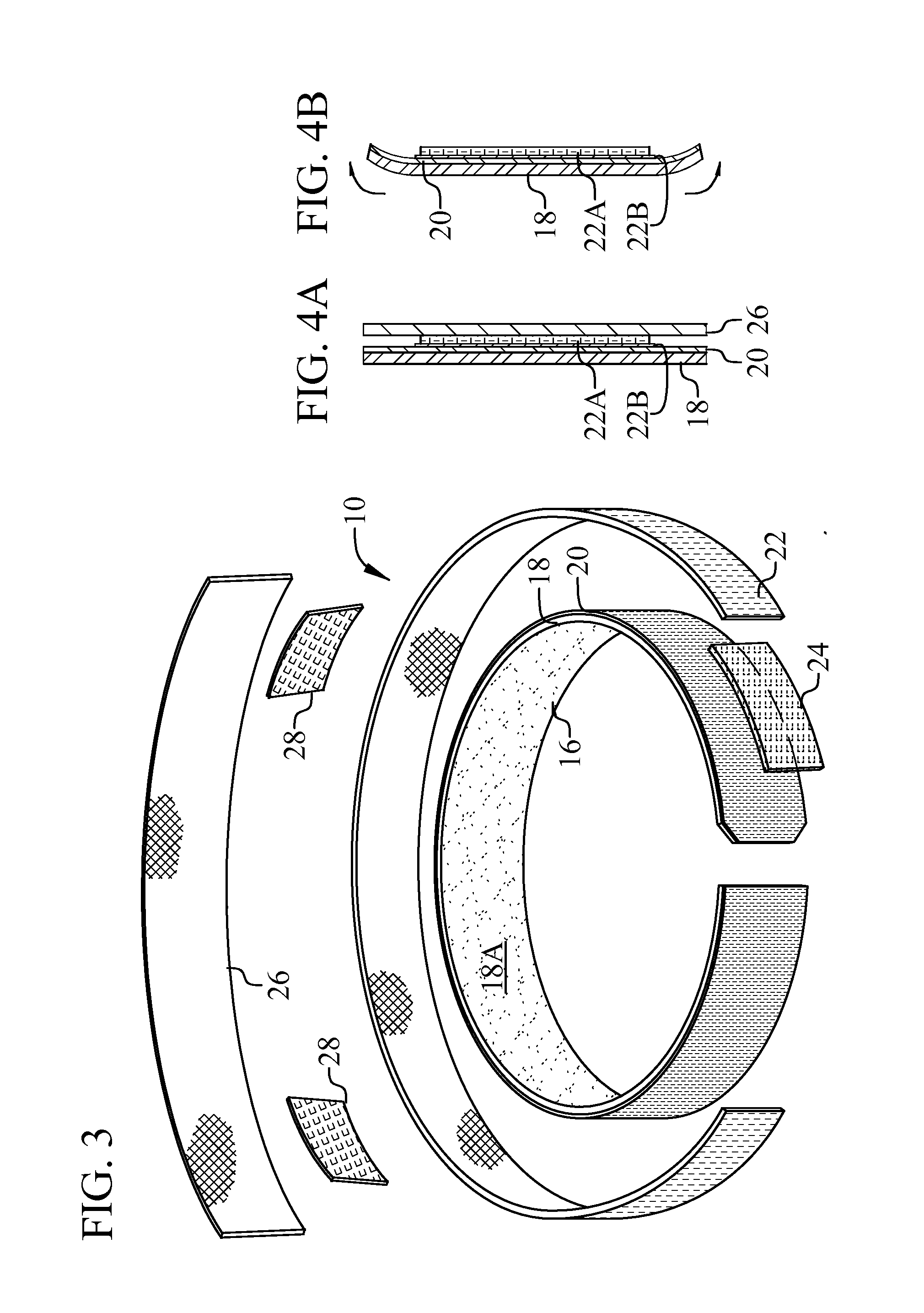 Sacroiliac belt and composite structure