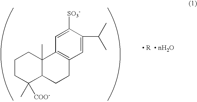 Sulphonated dehydrogenated sylvate, the preparation and use