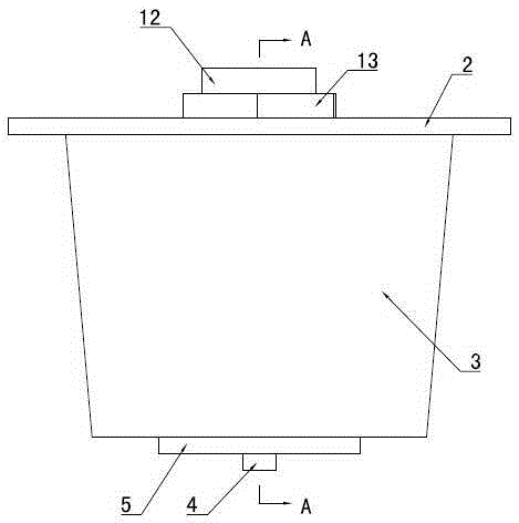 Ball mill impact force detection device and impact force detection and ball mill speed regulation method