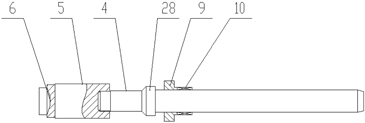 Radial strain measurement device for compression test at high temperature and high pressure