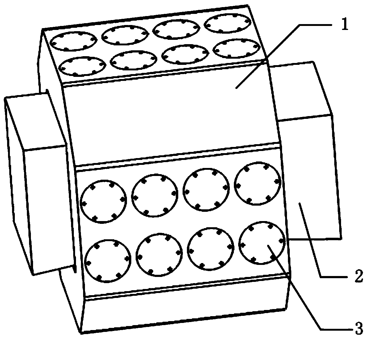 Ultrasonic suspension guide rail with high positioning precision