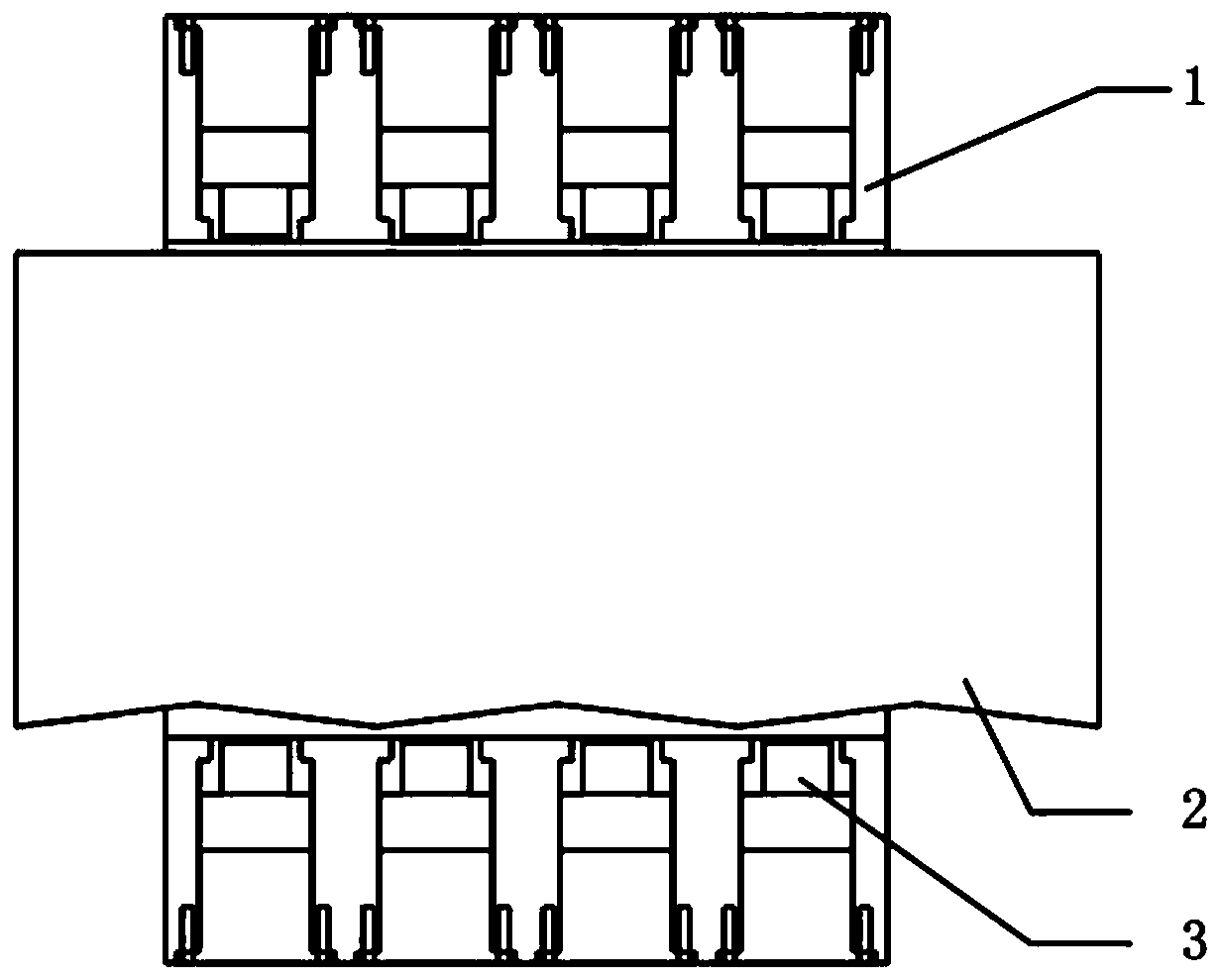 Ultrasonic suspension guide rail with high positioning precision