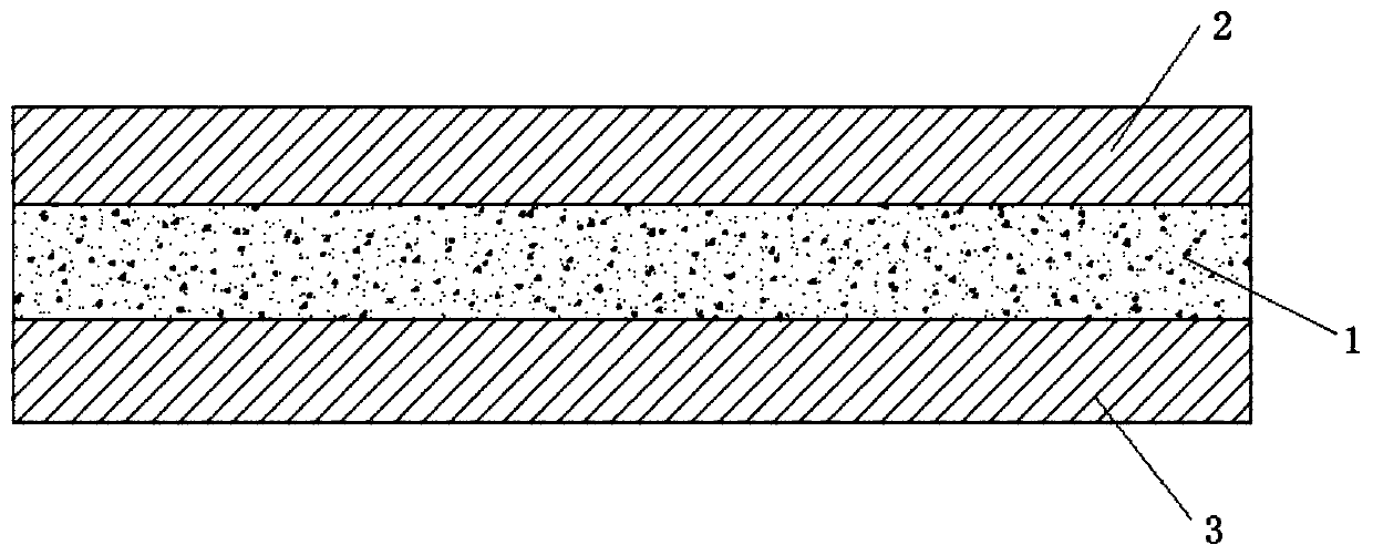 Double-faced cement-based rock wool composite plate