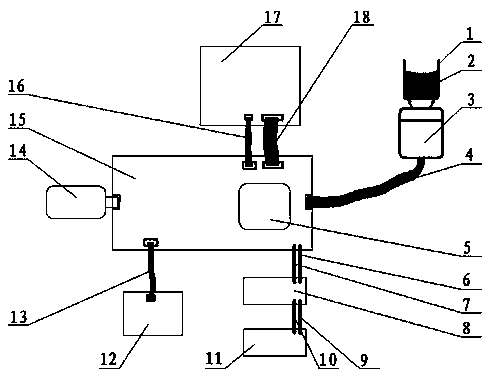 Multifunctional rapid soil nutrient detection device based on halogen lamp combined light source