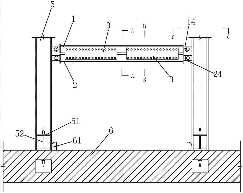 Frame structure with self resetting function