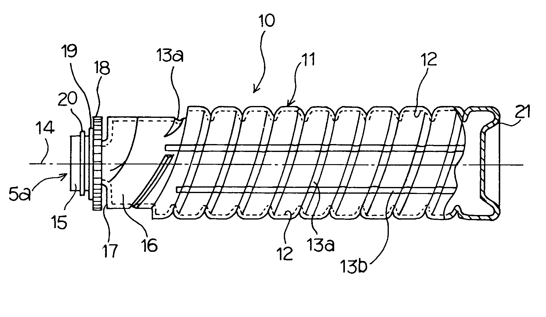 Toner bottle, process for producing the same, toner container, and toner cartridge, and, image forming apparatus and image forming process