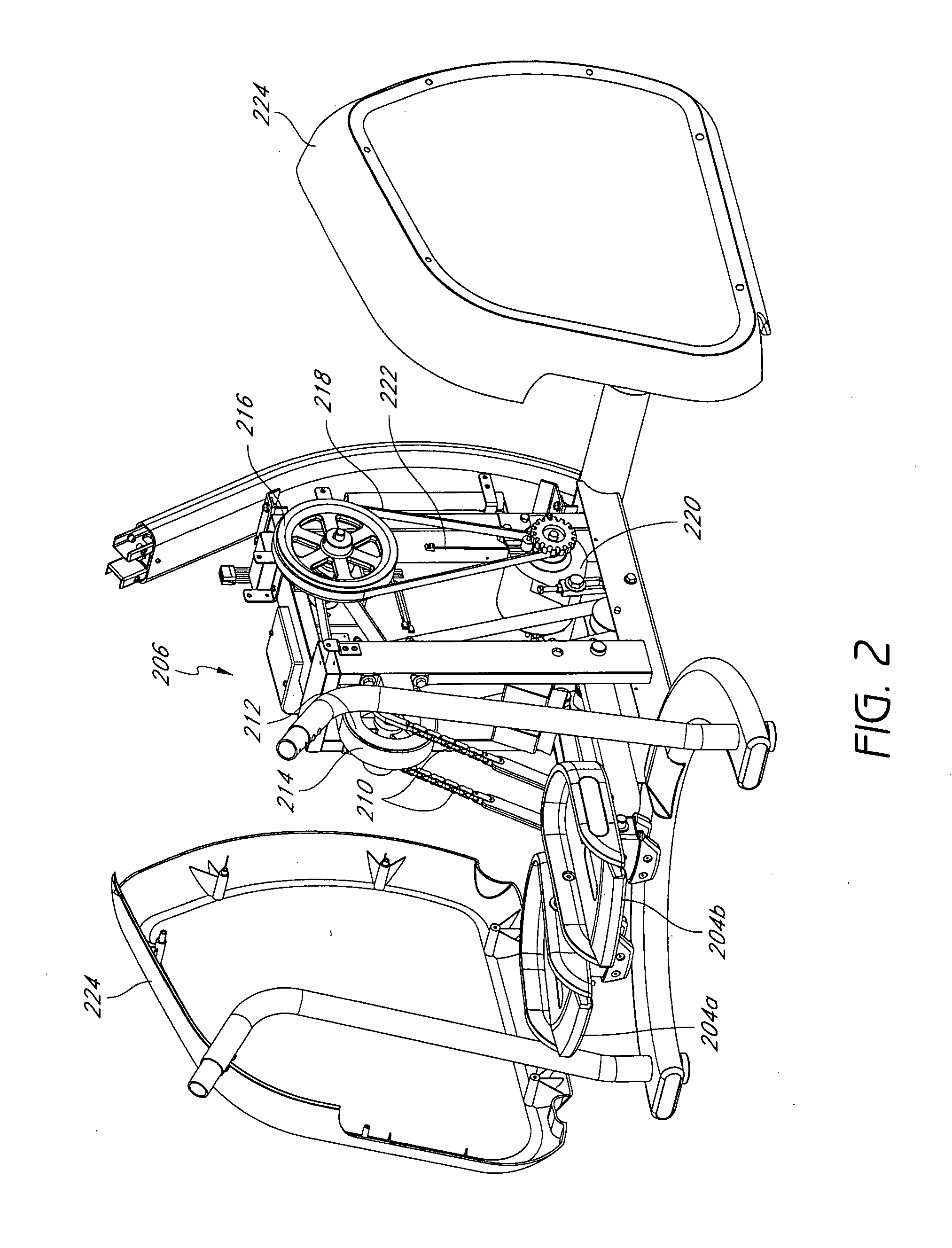 Motivational displays and methods for exercise machine