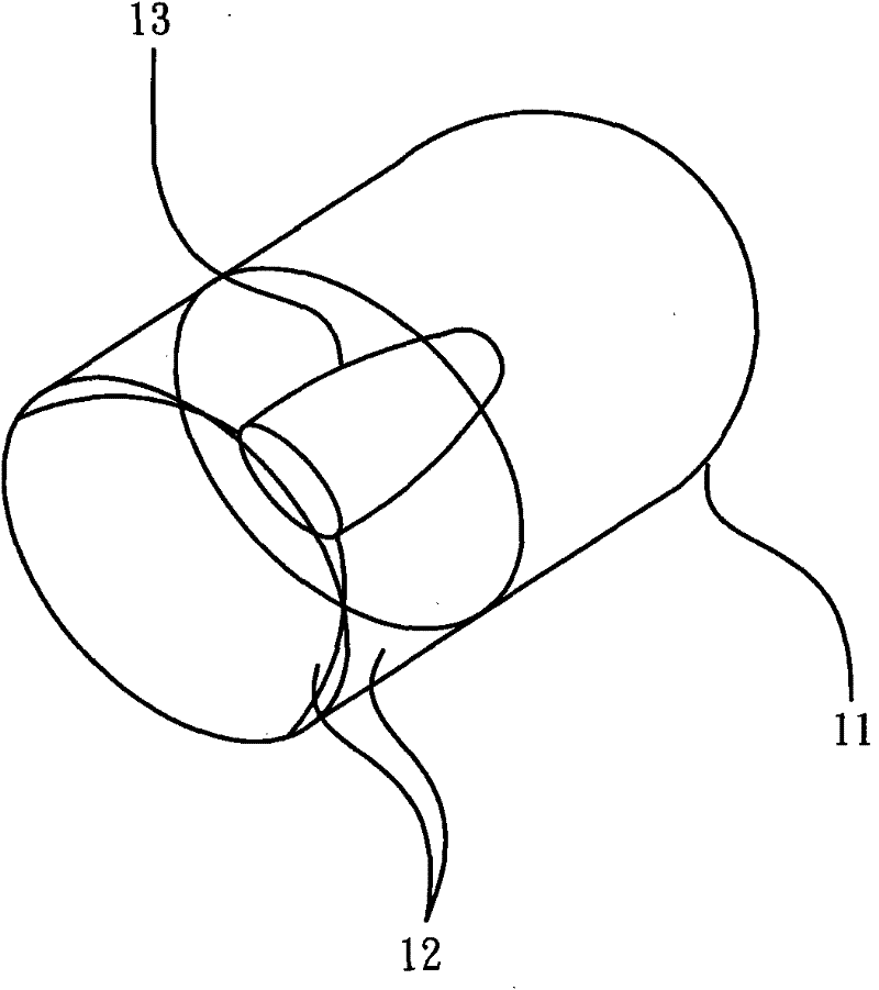 Filling artificial penis capable of increasing length of male penis