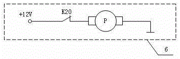 Automobile intelligent alarming control system