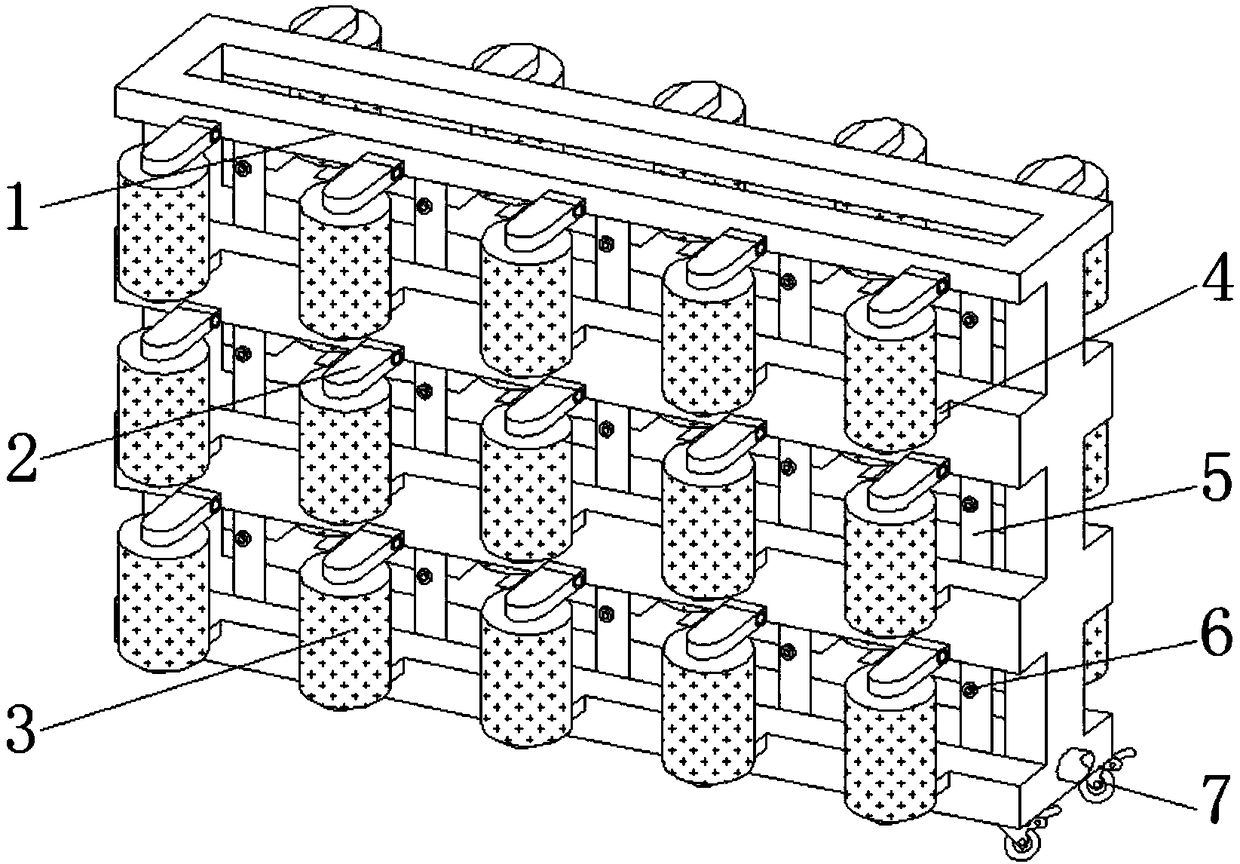 Selenium-enriched agaric planting rack for greenhouse convenient for picking and watering