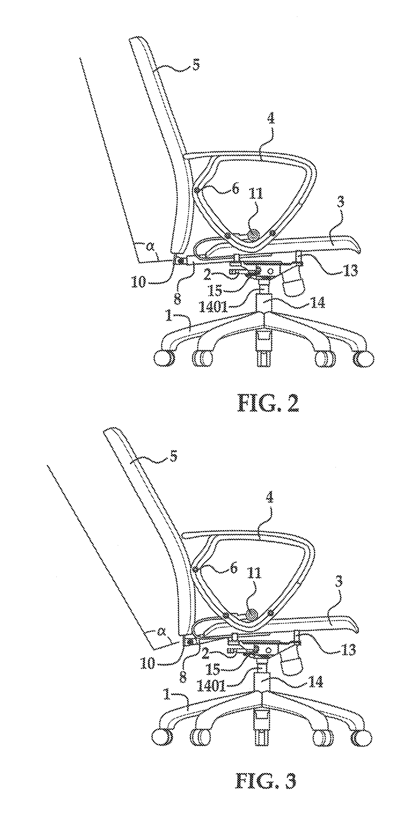 Dual use office and leisure chair