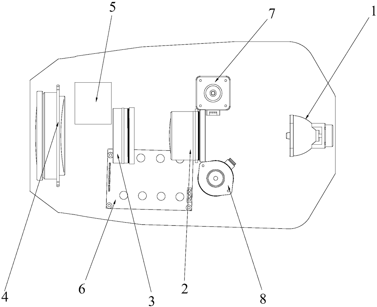 Stage lamp capable of achieving automatic focusing