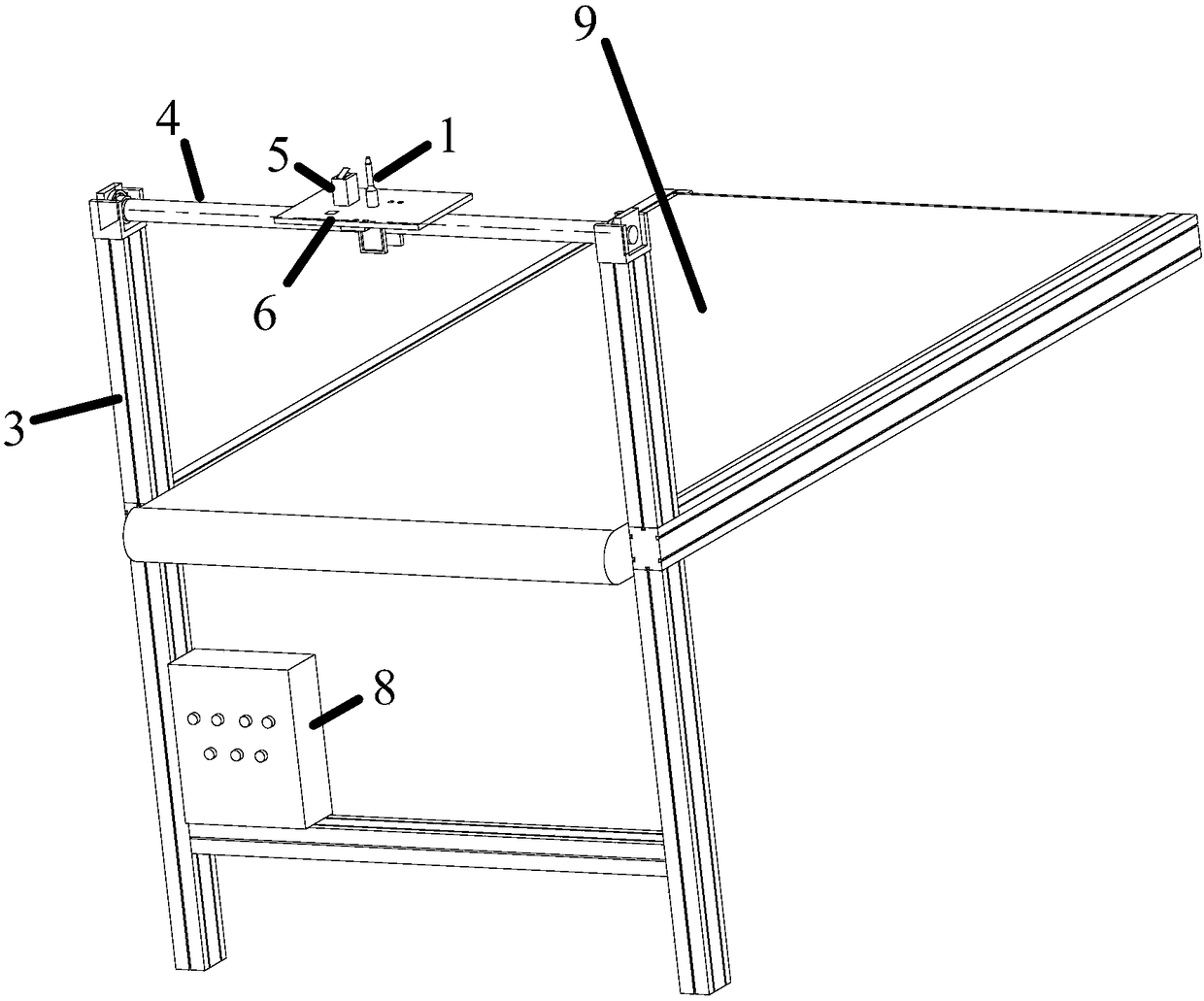 Inner hole detecting device of workpiece and using method thereof, and detection assembly line