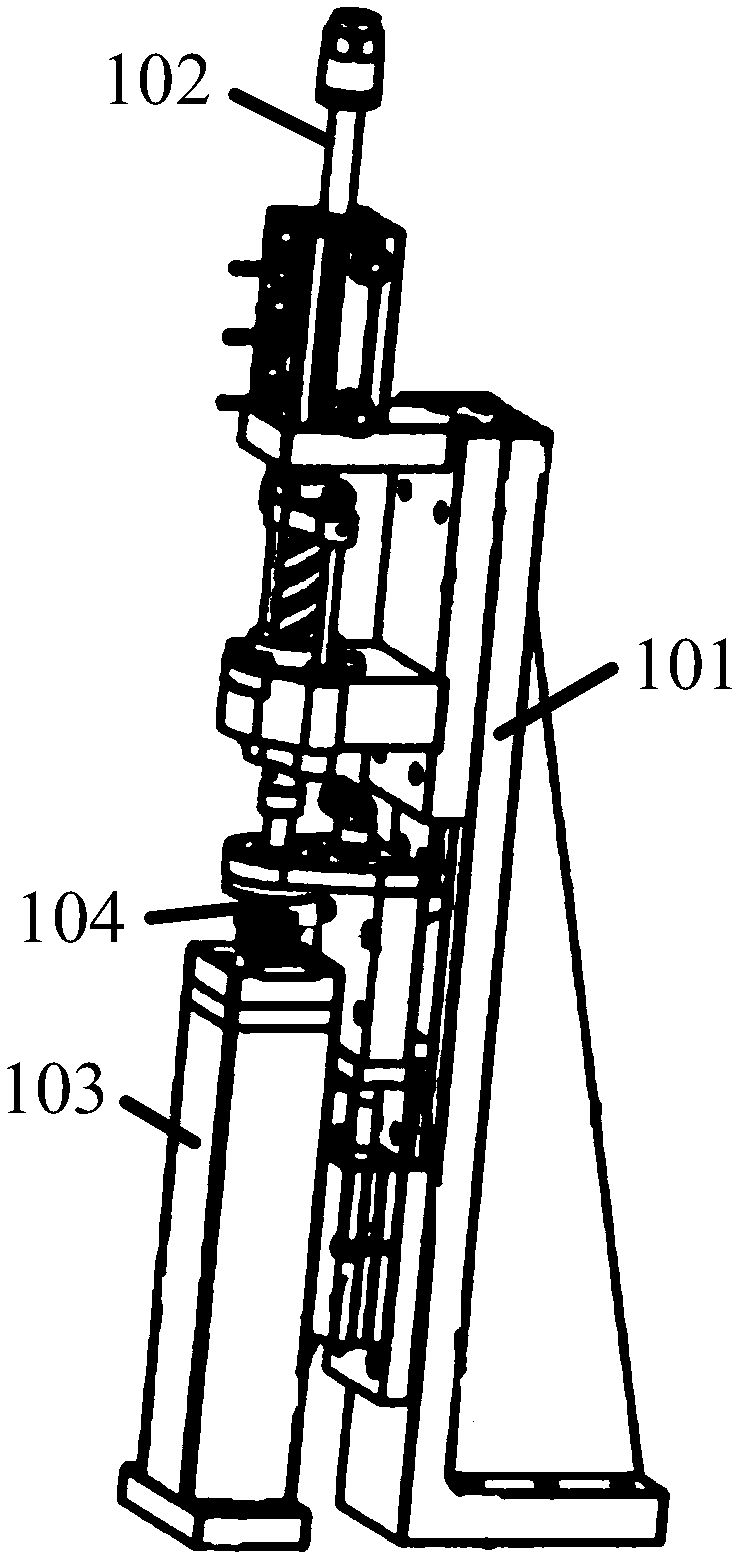 Inner hole detecting device of workpiece and using method thereof, and detection assembly line