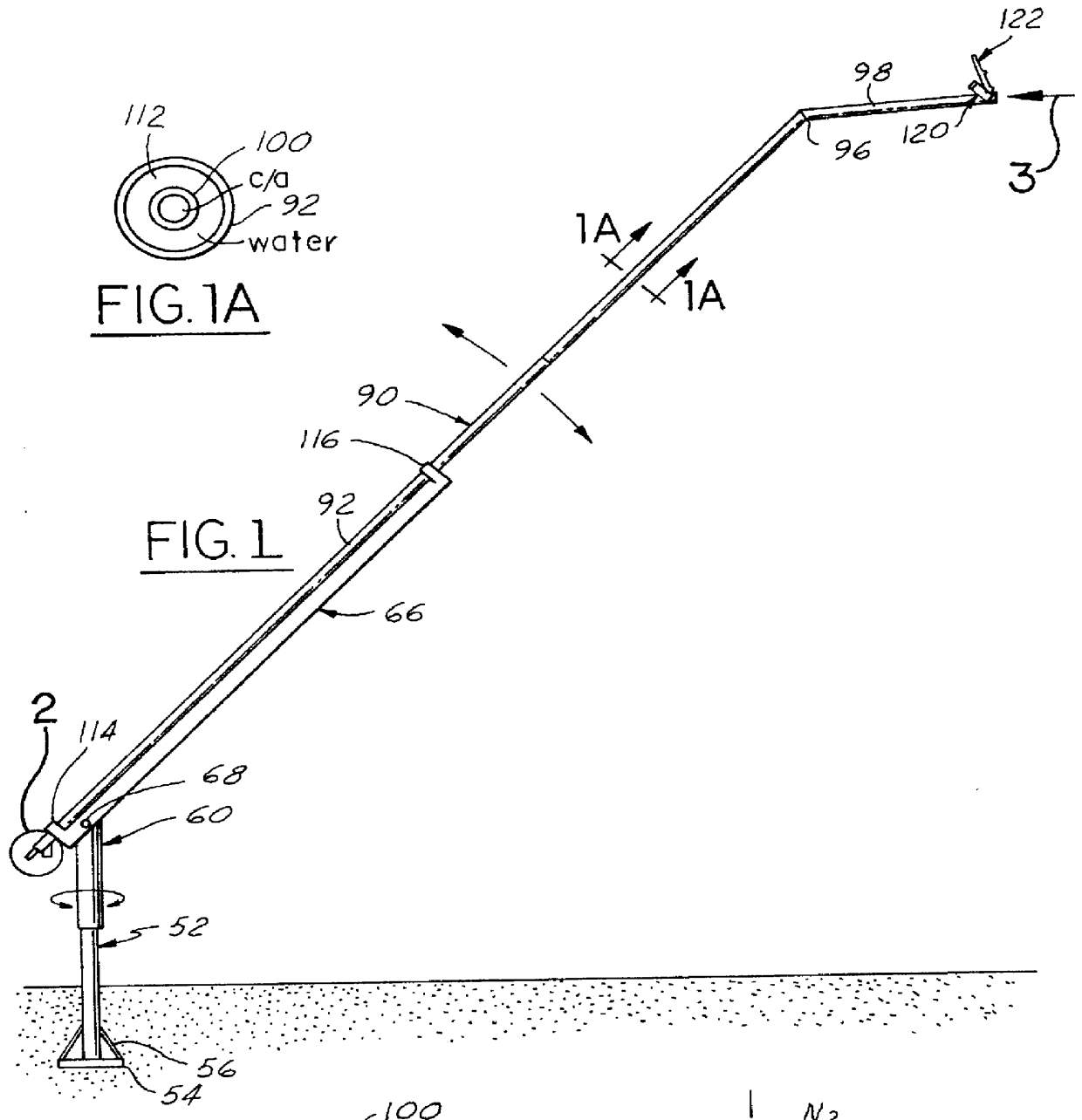 Adjustable snow making tower