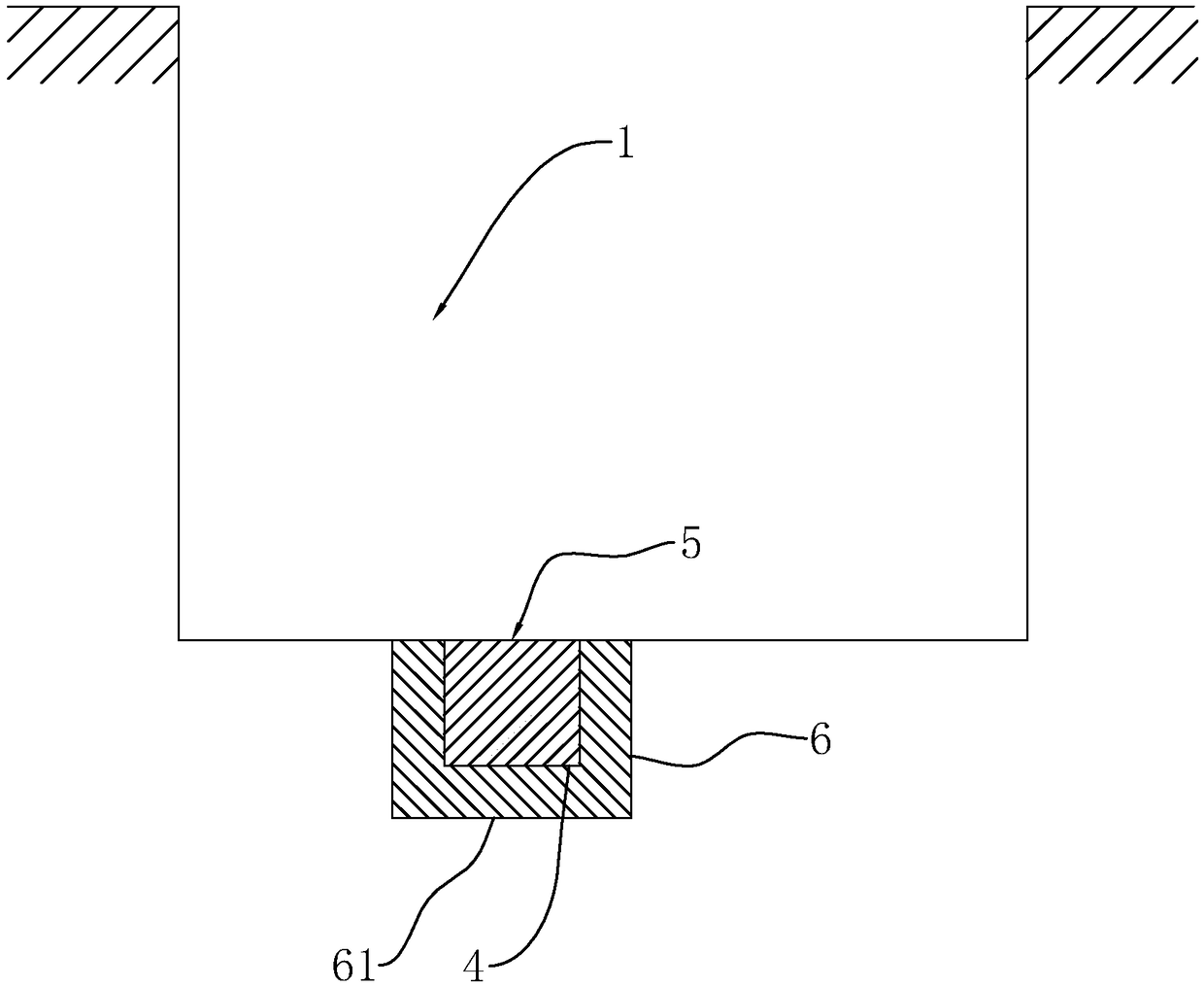 Construction method of local deep foundation pit