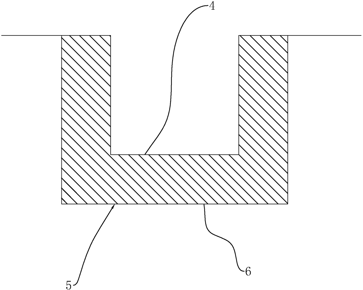 Construction method of local deep foundation pit