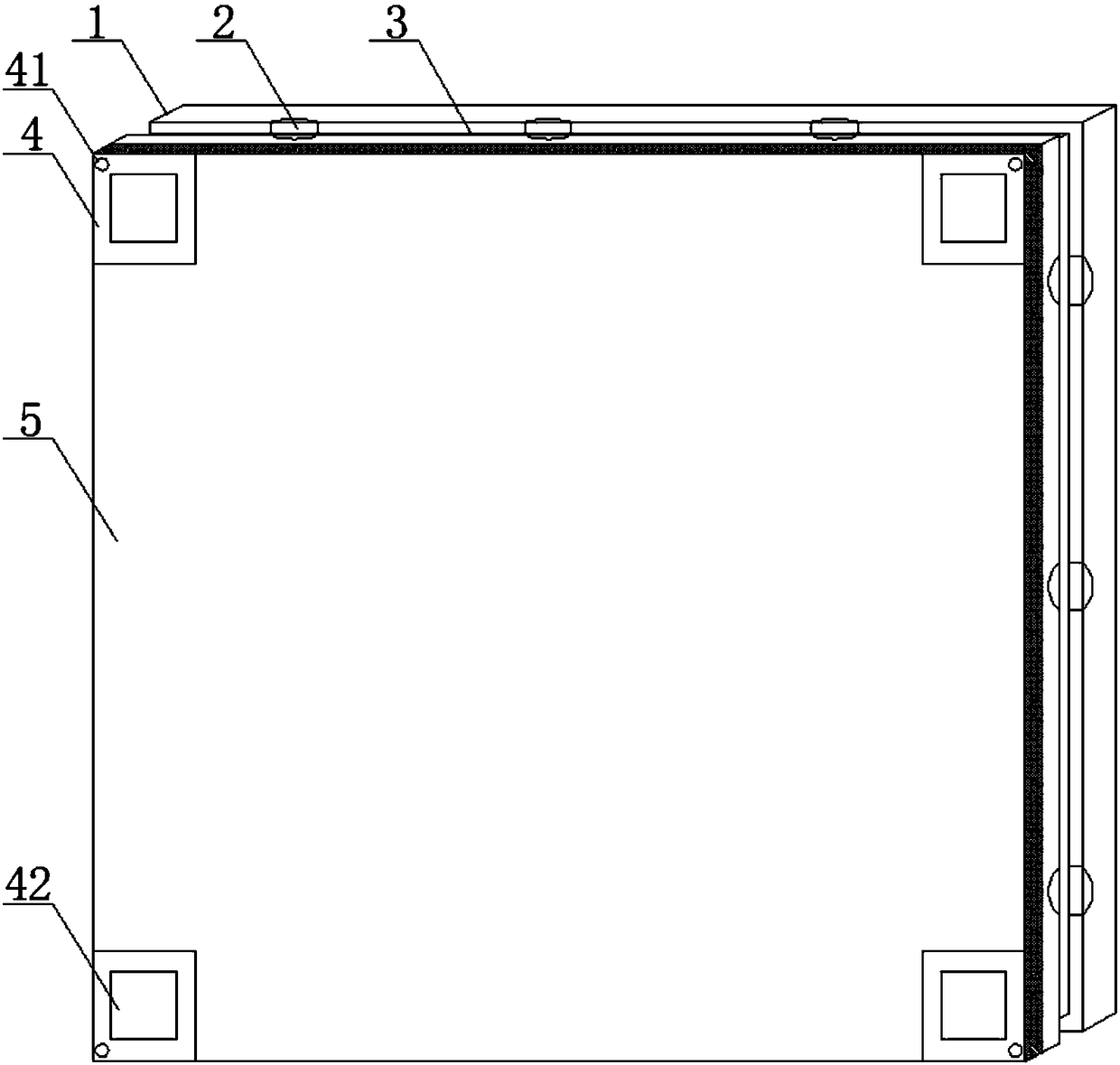 Aluminum formwork bringing convenience to construction installation and installing method thereof