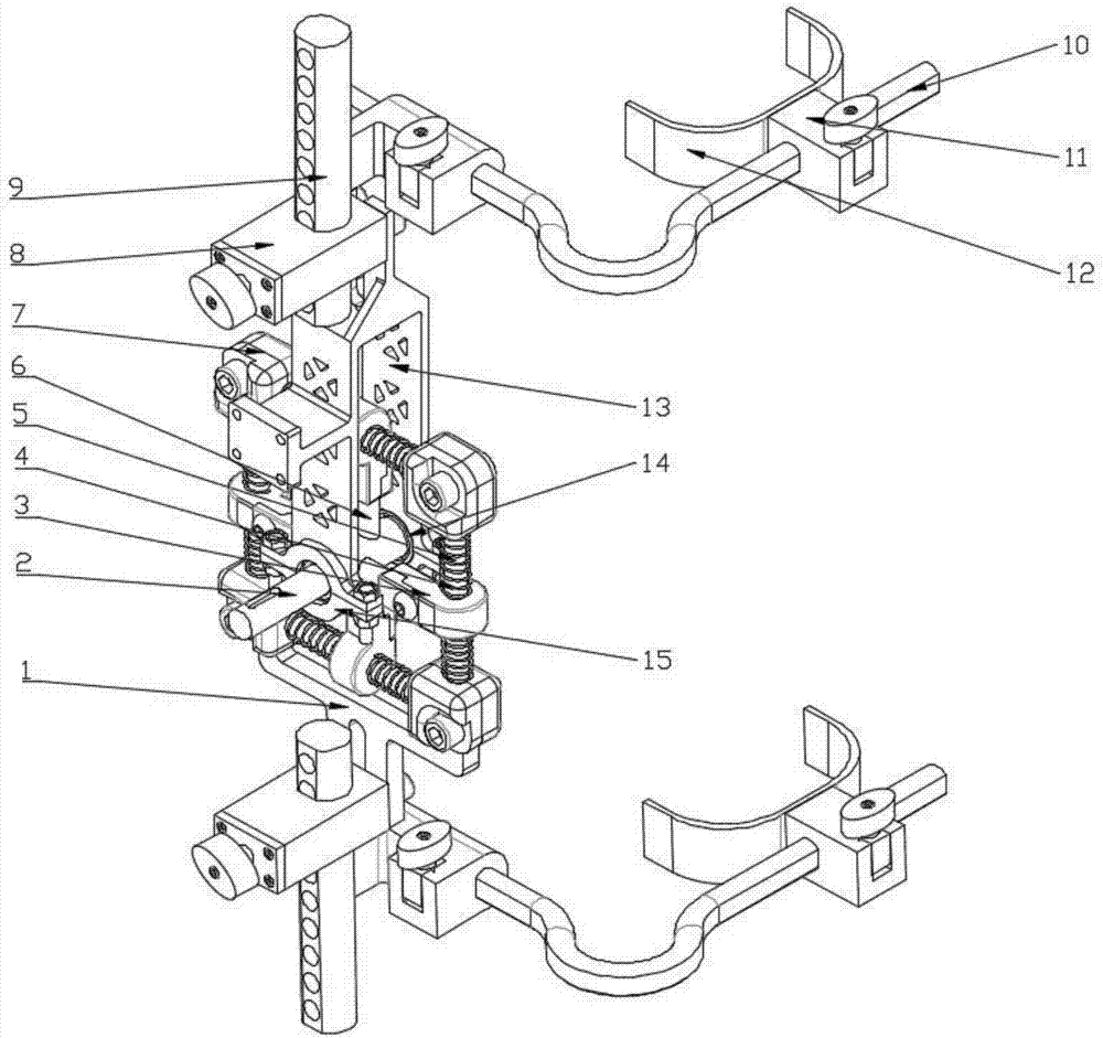 Knee-joint exoskeleton device capable of elastically compensating axial displacement