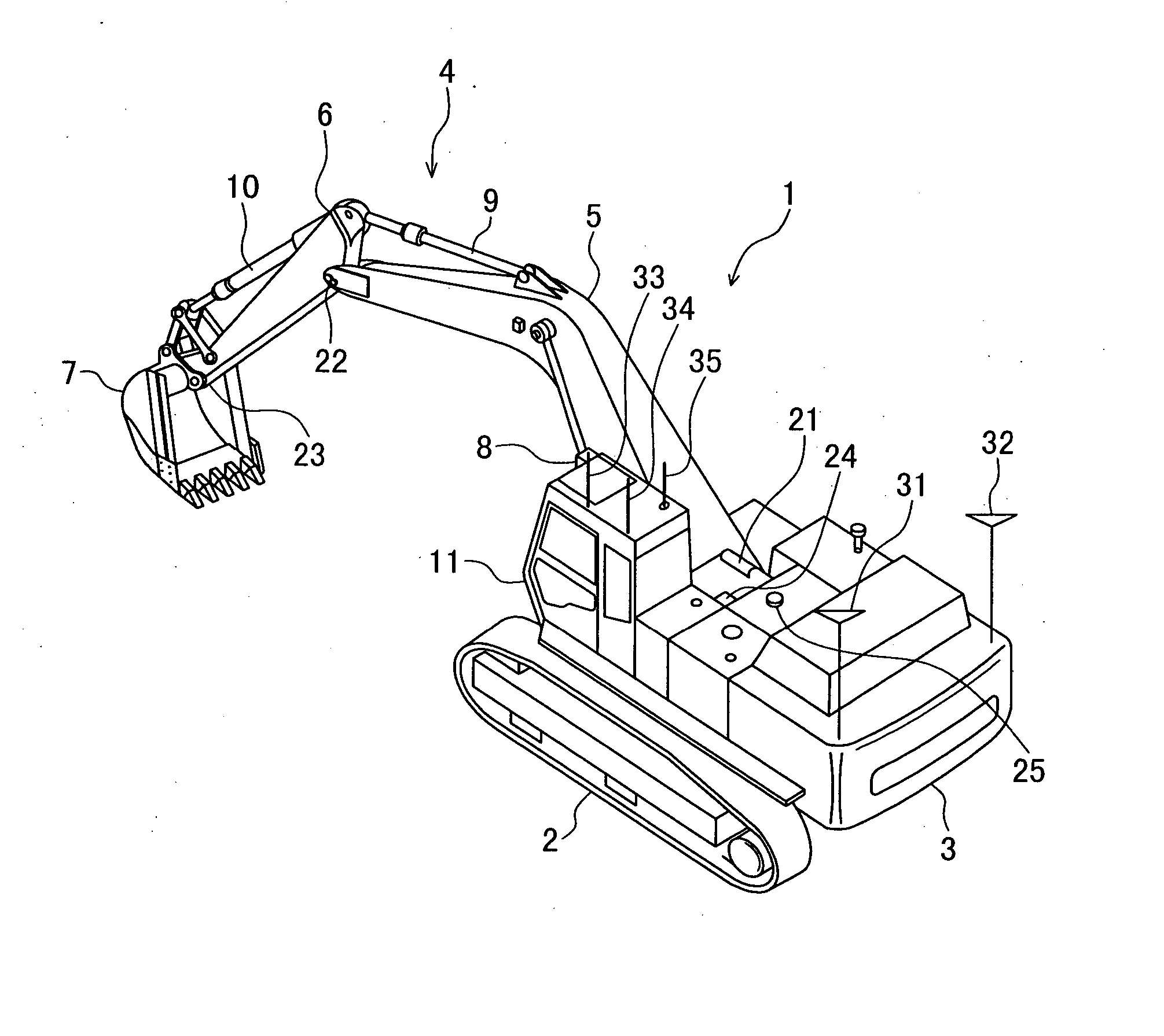 Excavation teaching apparatus for construction machine