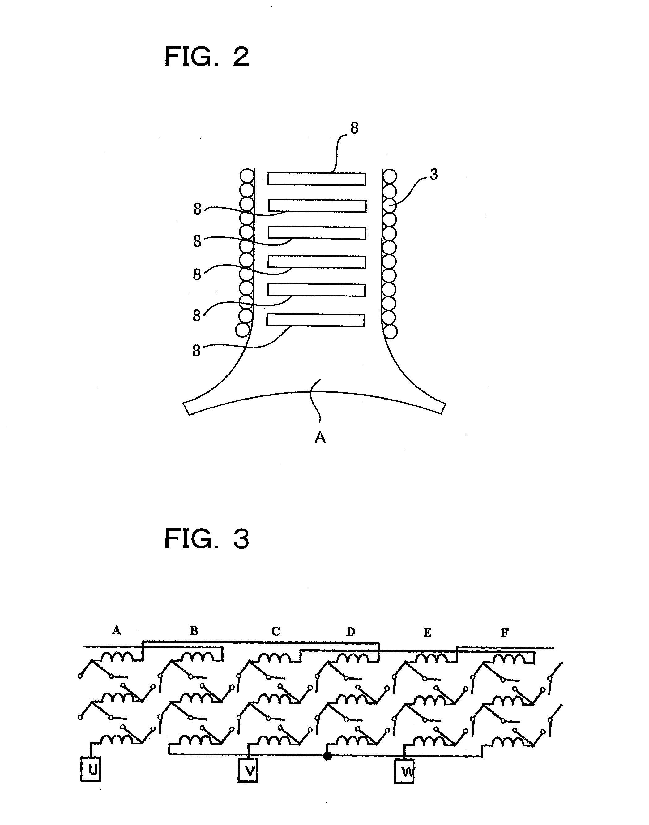 Stator teeth, stator, rotating electric machine, and method for controlling rotating electric machine