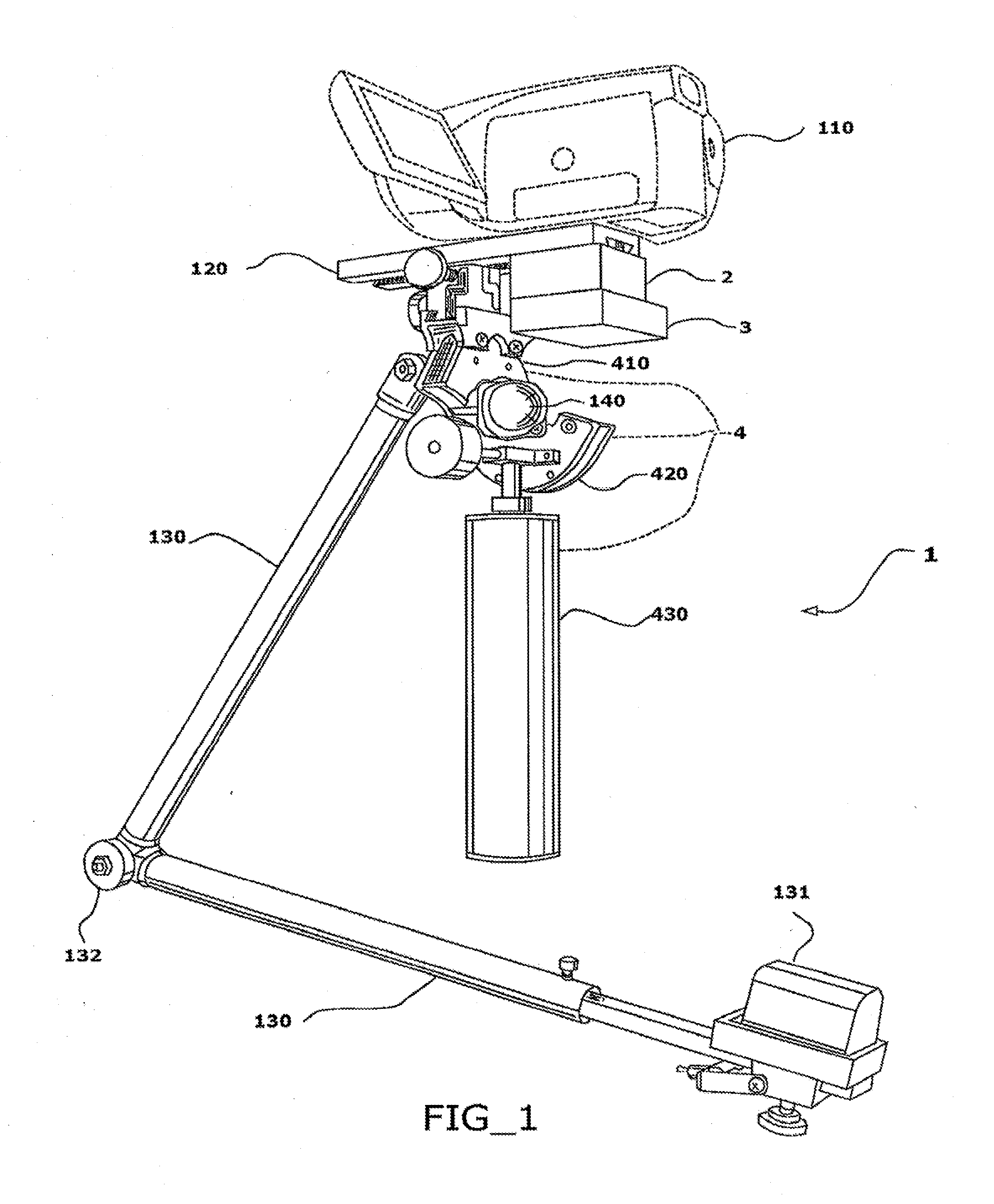 Actively stabilized payload support apparatus and methods