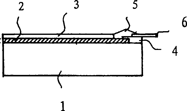 Film resistor temperature sensor and its making process