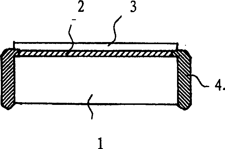 Film resistor temperature sensor and its making process