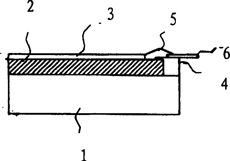 Film resistor temperature sensor and its making process