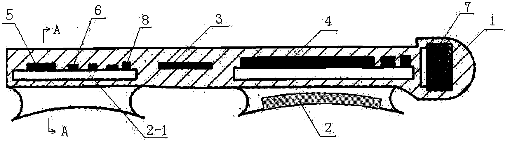 Wireless recorder for detecting human gastrointestinal motility