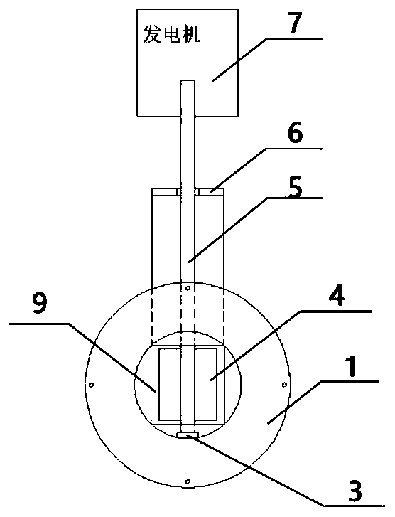 Impeller pipeline power generation device