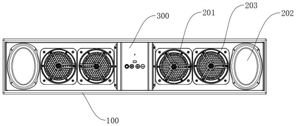 Sound post capable of freely combining directions of loudspeakers