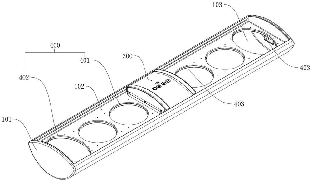 Sound post capable of freely combining directions of loudspeakers