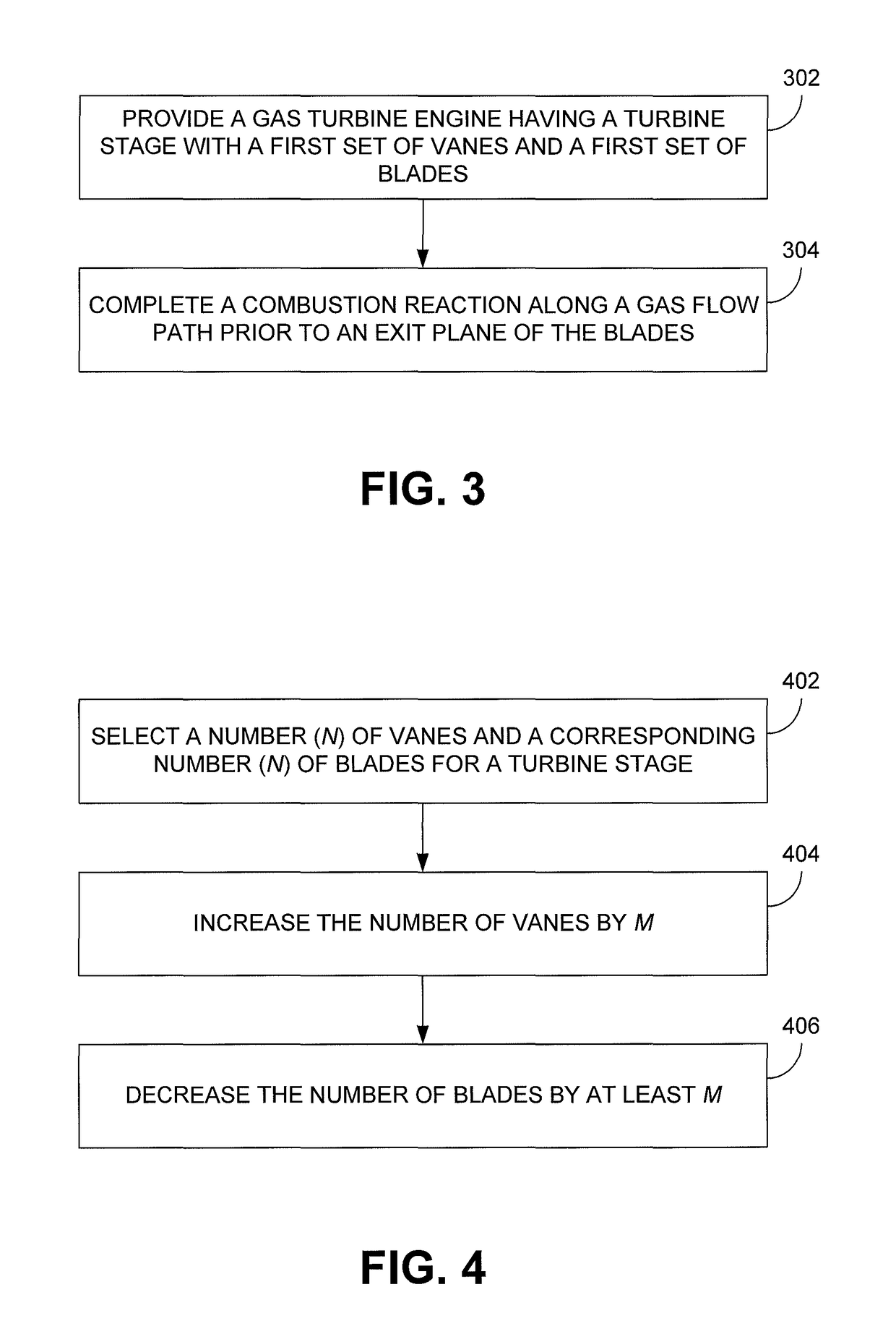 Gas turbine engine systems and related methods involving vane-blade count ratios greater than unity