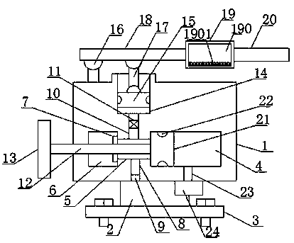 High-efficiency spinning leather device