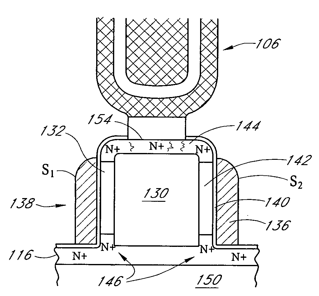 Surround gate access transistors with grown ultra-thin bodies